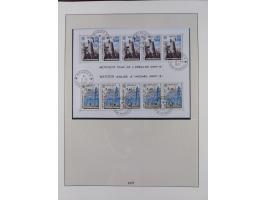 1949/79, postfrische und zusätzlich gestempelte Sammlung, in den Hauptnummern komplett, einschließlich Vor- und Mitläufern, d