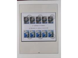 1949/79, postfrische und zusätzlich gestempelte Sammlung, in den Hauptnummern komplett, einschließlich Vor- und Mitläufern, d