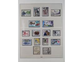 1949/79, postfrische und zusätzlich gestempelte Sammlung, in den Hauptnummern komplett, einschließlich Vor- und Mitläufern, d