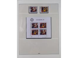 1949/79, postfrische und zusätzlich gestempelte Sammlung, in den Hauptnummern komplett, einschließlich Vor- und Mitläufern, d