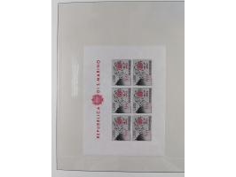 1949/79, postfrische und zusätzlich gestempelte Sammlung, in den Hauptnummern komplett, einschließlich Vor- und Mitläufern, d