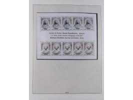 1949/79, postfrische und zusätzlich gestempelte Sammlung, in den Hauptnummern komplett, einschließlich Vor- und Mitläufern, d