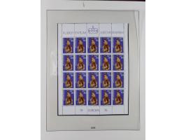 1949/79, postfrische und zusätzlich gestempelte Sammlung, in den Hauptnummern komplett, einschließlich Vor- und Mitläufern, d