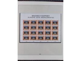 1949/79, postfrische und zusätzlich gestempelte Sammlung, in den Hauptnummern komplett, einschließlich Vor- und Mitläufern, d