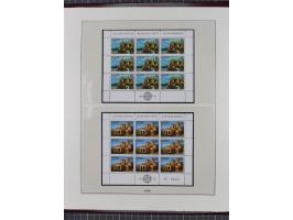 1949/79, postfrische und zusätzlich gestempelte Sammlung, in den Hauptnummern komplett, einschließlich Vor- und Mitläufern, d