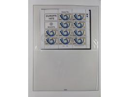 1949/79, postfrische und zusätzlich gestempelte Sammlung, in den Hauptnummern komplett, einschließlich Vor- und Mitläufern, d