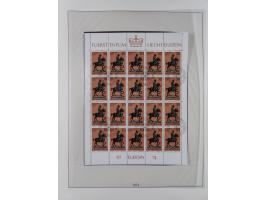 1949/79, postfrische und zusätzlich gestempelte Sammlung, in den Hauptnummern komplett, einschließlich Vor- und Mitläufern, d