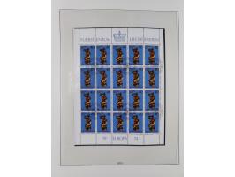 1949/79, postfrische und zusätzlich gestempelte Sammlung, in den Hauptnummern komplett, einschließlich Vor- und Mitläufern, d