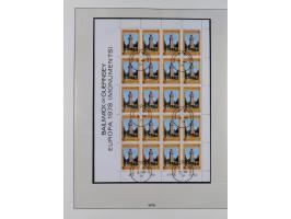 1949/79, postfrische und zusätzlich gestempelte Sammlung, in den Hauptnummern komplett, einschließlich Vor- und Mitläufern, d