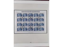 1949/79, postfrische und zusätzlich gestempelte Sammlung, in den Hauptnummern komplett, einschließlich Vor- und Mitläufern, d