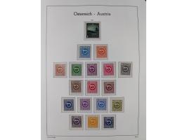 1945/78, postfrische und meist zusätzlich gestempelte Sammlung, in den Hauptnummern komplett, dabei Renner-Kleinbogen und Vög