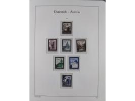 1945/78, postfrische und meist zusätzlich gestempelte Sammlung, in den Hauptnummern komplett, dabei Renner-Kleinbogen und Vög