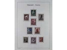 1945/78, postfrische und meist zusätzlich gestempelte Sammlung, in den Hauptnummern komplett, dabei Renner-Kleinbogen und Vög