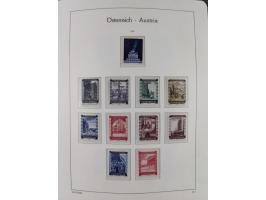 1945/78, postfrische und meist zusätzlich gestempelte Sammlung, in den Hauptnummern komplett, dabei Renner-Kleinbogen und Vög