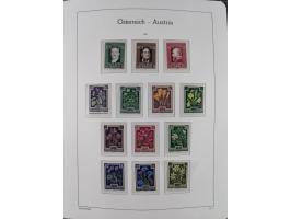 1945/78, postfrische und meist zusätzlich gestempelte Sammlung, in den Hauptnummern komplett, dabei Renner-Kleinbogen und Vög