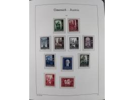 1945/78, postfrische und meist zusätzlich gestempelte Sammlung, in den Hauptnummern komplett, dabei Renner-Kleinbogen und Vög
