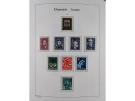 1945/78, postfrische und meist zusätzlich gestempelte Sammlung, in den Hauptnummern komplett, dabei Renner-Kleinbogen und Vög