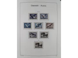 1945/78, postfrische und meist zusätzlich gestempelte Sammlung, in den Hauptnummern komplett, dabei Renner-Kleinbogen und Vög