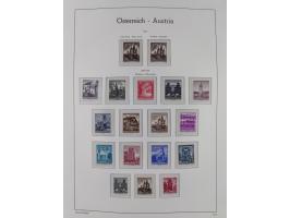1945/78, postfrische und meist zusätzlich gestempelte Sammlung, in den Hauptnummern komplett, dabei Renner-Kleinbogen und Vög