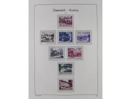 1945/78, postfrische und meist zusätzlich gestempelte Sammlung, in den Hauptnummern komplett, dabei Renner-Kleinbogen und Vög