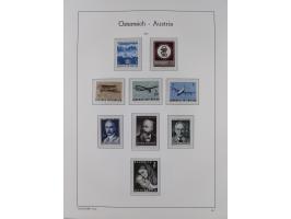 1945/78, postfrische und meist zusätzlich gestempelte Sammlung, in den Hauptnummern komplett, dabei Renner-Kleinbogen und Vög
