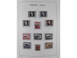 1945/78, postfrische und meist zusätzlich gestempelte Sammlung, in den Hauptnummern komplett, dabei Renner-Kleinbogen und Vög
