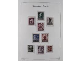 1945/78, postfrische und meist zusätzlich gestempelte Sammlung, in den Hauptnummern komplett, dabei Renner-Kleinbogen und Vög