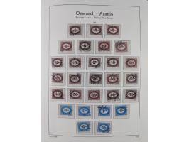 1945/78, postfrische und meist zusätzlich gestempelte Sammlung, in den Hauptnummern komplett, dabei Renner-Kleinbogen und Vög