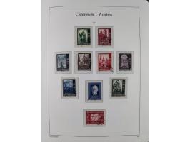 1945/78, postfrische und meist zusätzlich gestempelte Sammlung, in den Hauptnummern komplett, dabei Renner-Kleinbogen und Vög