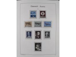 1945/78, postfrische und meist zusätzlich gestempelte Sammlung, in den Hauptnummern komplett, dabei Renner-Kleinbogen und Vög