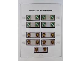 1945/49, postfrische und zusätzlich gestempelte Sammlung, jeweils in den Hauptnummern komplett postfrischer Teil mit Konstanz