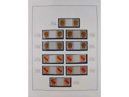 1945/49, postfrische und zusätzlich gestempelte Sammlung, jeweils in den Hauptnummern komplett postfrischer Teil mit Konstanz
