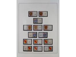 1945/49, postfrische und zusätzlich gestempelte Sammlung, jeweils in den Hauptnummern komplett postfrischer Teil mit Konstanz