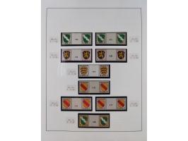 1945/49, postfrische und zusätzlich gestempelte Sammlung, jeweils in den Hauptnummern komplett postfrischer Teil mit Konstanz