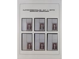 1945/49, postfrische und zusätzlich gestempelte Sammlung, jeweils in den Hauptnummern komplett postfrischer Teil mit Konstanz