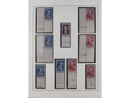 1945/49, postfrische und zusätzlich gestempelte Sammlung, jeweils in den Hauptnummern komplett postfrischer Teil mit Konstanz