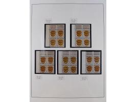 1945/49, postfrische und zusätzlich gestempelte Sammlung, jeweils in den Hauptnummern komplett postfrischer Teil mit Konstanz