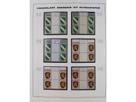 1945/49, postfrische und zusätzlich gestempelte Sammlung, jeweils in den Hauptnummern komplett postfrischer Teil mit Konstanz