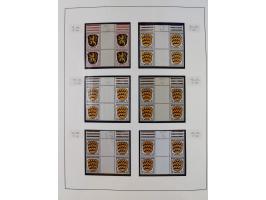 1945/49, postfrische und zusätzlich gestempelte Sammlung, jeweils in den Hauptnummern komplett postfrischer Teil mit Konstanz