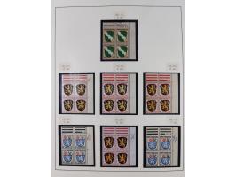 1945/49, postfrische und zusätzlich gestempelte Sammlung, jeweils in den Hauptnummern komplett postfrischer Teil mit Konstanz