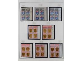 1945/49, postfrische und zusätzlich gestempelte Sammlung, jeweils in den Hauptnummern komplett postfrischer Teil mit Konstanz