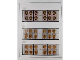 1945/49, postfrische und zusätzlich gestempelte Sammlung, jeweils in den Hauptnummern komplett postfrischer Teil mit Konstanz