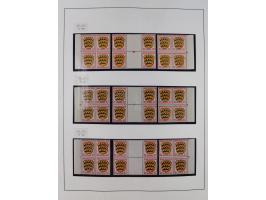 1945/49, postfrische und zusätzlich gestempelte Sammlung, jeweils in den Hauptnummern komplett postfrischer Teil mit Konstanz