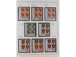 1945/49, postfrische und zusätzlich gestempelte Sammlung, jeweils in den Hauptnummern komplett postfrischer Teil mit Konstanz
