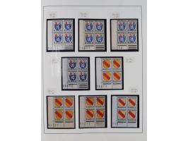 1945/49, postfrische und zusätzlich gestempelte Sammlung, jeweils in den Hauptnummern komplett postfrischer Teil mit Konstanz