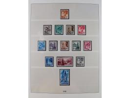 1945/49, postfrische und zusätzlich gestempelte Sammlung, jeweils in den Hauptnummern komplett postfrischer Teil mit Konstanz