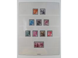 1945/49, postfrische und zusätzlich gestempelte Sammlung, jeweils in den Hauptnummern komplett postfrischer Teil mit Konstanz