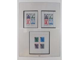 1945/49, postfrische und zusätzlich gestempelte Sammlung, jeweils in den Hauptnummern komplett postfrischer Teil mit Konstanz