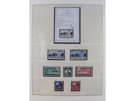 1945/49, postfrische und zusätzlich gestempelte Sammlung, jeweils in den Hauptnummern komplett postfrischer Teil mit Konstanz