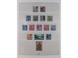 1945/49, postfrische und zusätzlich gestempelte Sammlung, jeweils in den Hauptnummern komplett postfrischer Teil mit Konstanz